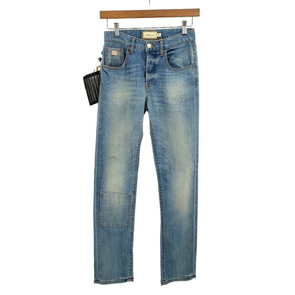 MET Denim - NWT MET in jeans Womens Sz 26 Mom Jeans Italy Light Wash Stretch Button Fly NEW